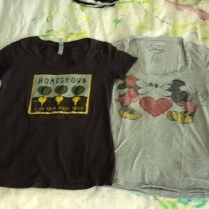 Pair Scoopneck Tees
